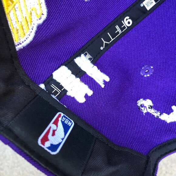 NEW ERA Los Angeles Lakers Local Snapback Hat 9Fifty LA City of Angels Hollywood - Picture 9 of 10